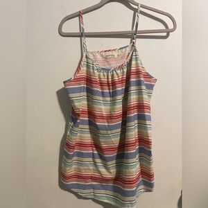 Faded Glory Pink‎ and Blue Sleeveless Camisole
